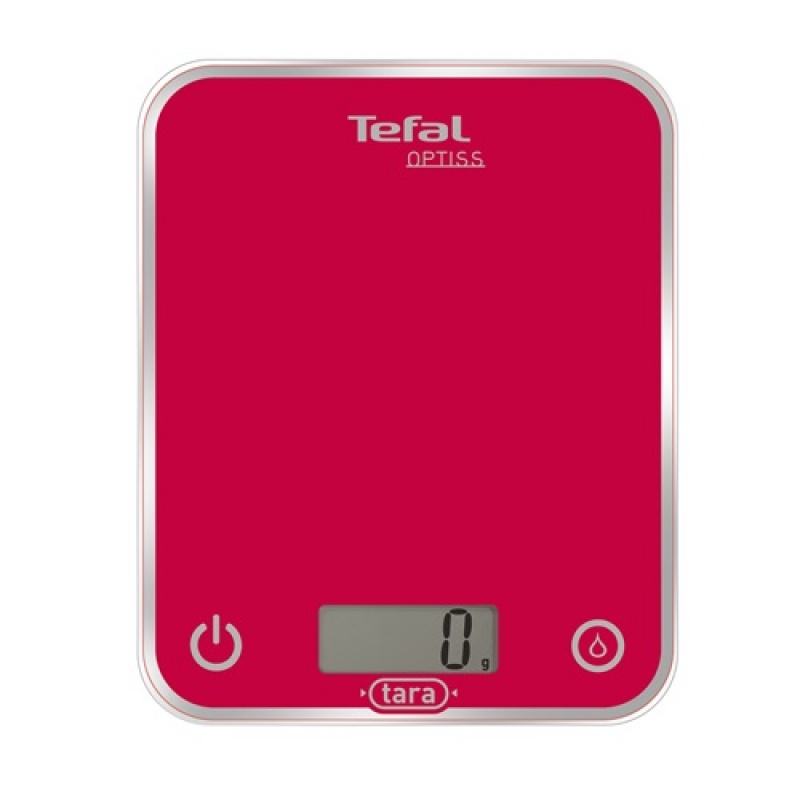 Eksperta Baleares.BALANZA DE COCINA TEFAL OPTISS ROJA