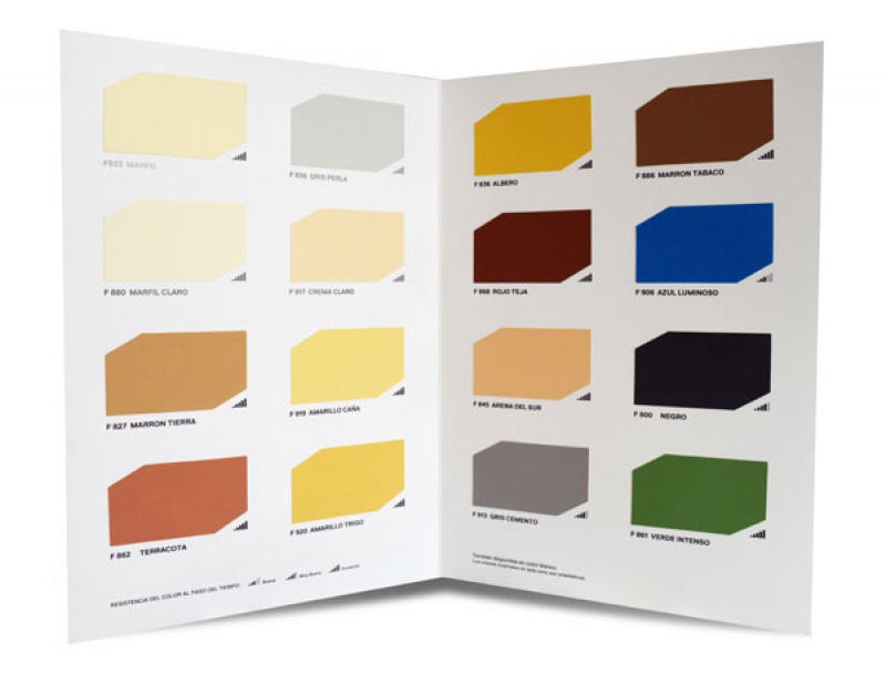 Eksperta Baleares.Carta de Colores Tkrom Supercarrara y Antigoteras