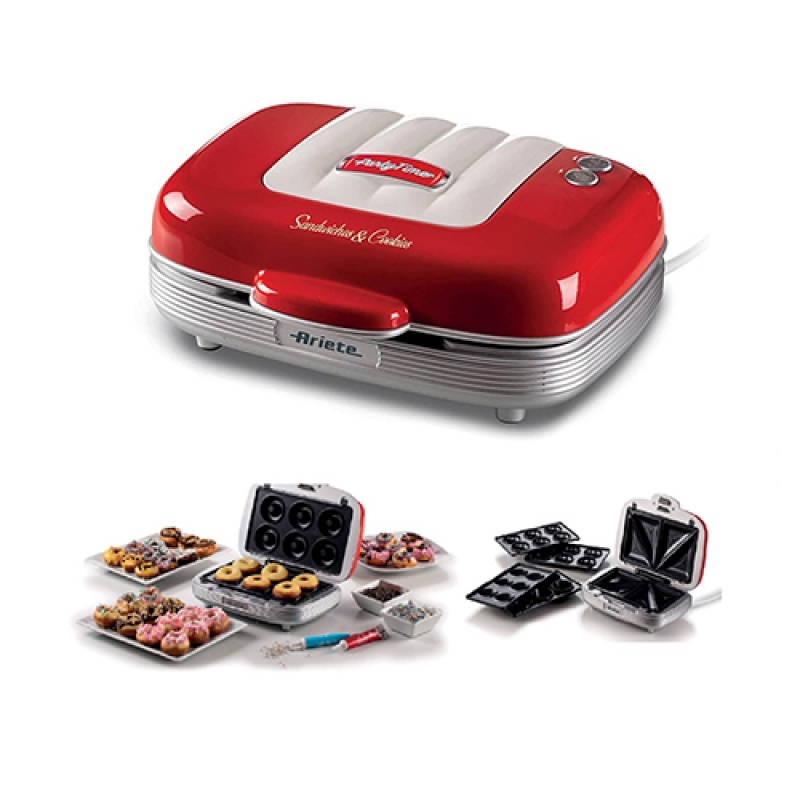 Eksperta Baleares.SANDWICHERA 3 EN 1 CUPCAKES DONUTS ARIETE