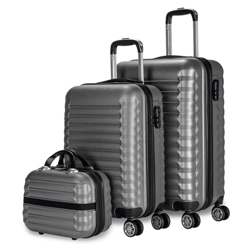 Eksperta Baleares. Regalos.SET MALETAS 3 PIEZAS GRIS NUMADA